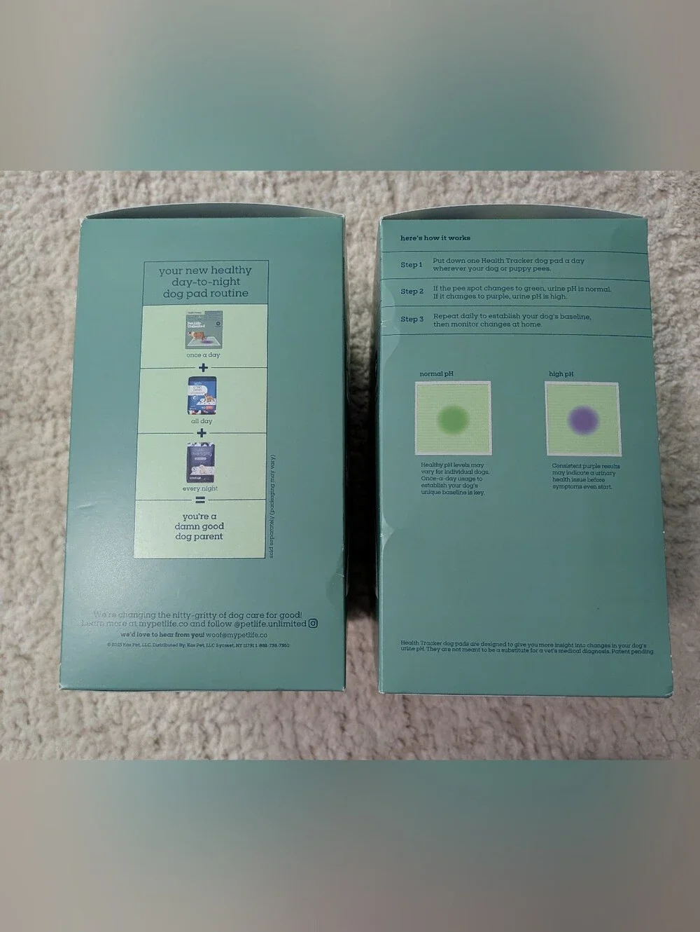 Pet Life Unlimited Health Tracker Dog Pee Pads